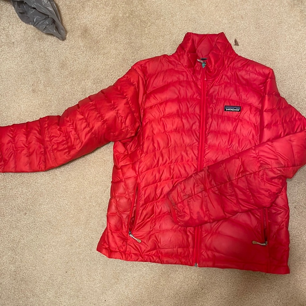 Patagonia Red Puffer Jacket